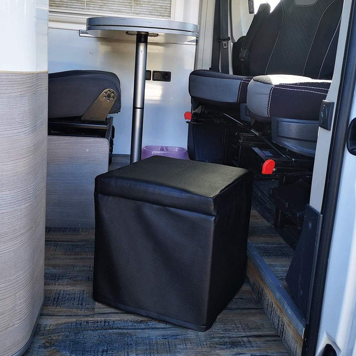 KFoam.es Schwarz Y Abdeckung Kunstleder Thetford Porta Potti 165 und 365, Fiamma BI Pot 39 und Domet