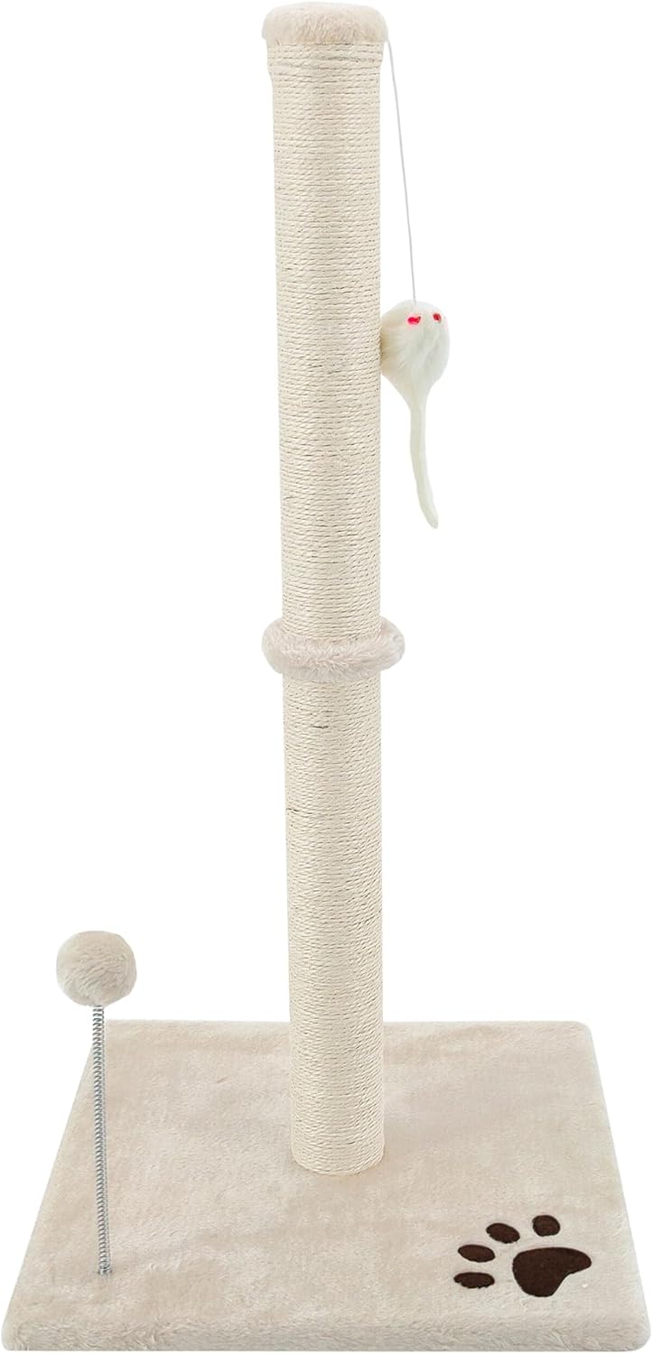 Beltom® Kratzbaum Katzenkratzbaum Kletterbaum. Katzenbaum Katzen Spielbaum, mit Zwinger 81,5 cm. - B