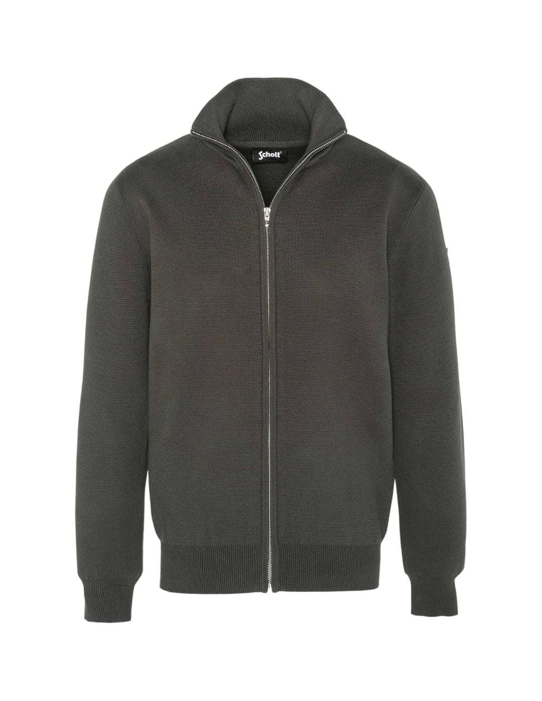 Schott NYC Herren Plkern2 Pullover Pullover S Dark Kaki, S Dark Kaki