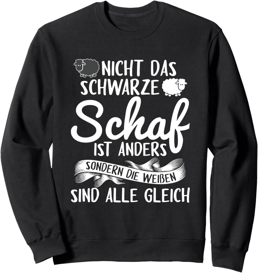 Nicht das schwarze Schaf ist anders I Schäfer Sweatshirt