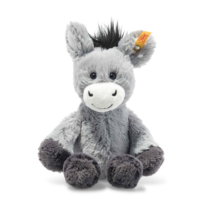 Steiff Kuscheltier Dinkie Esel, Süsses Stofftier mit Kunststoffaugen, Kinder, Jungen & Mädchen, Soft