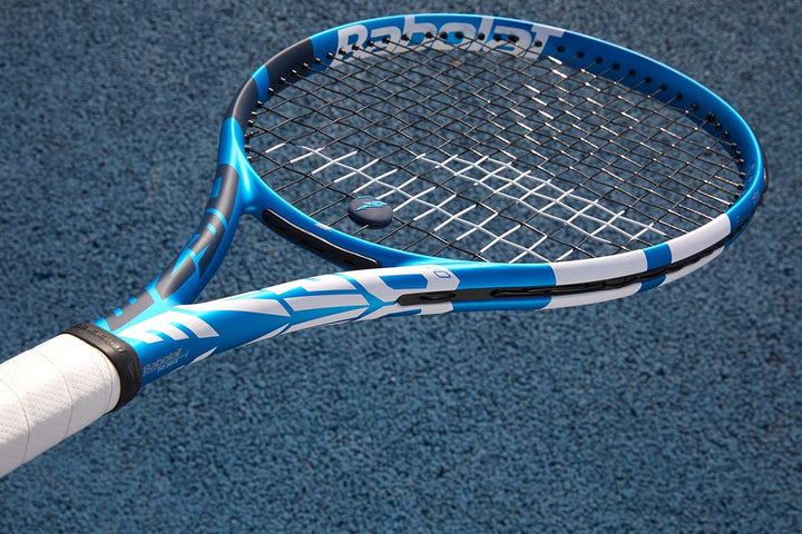 Babolat Evo Drive Strung Tennisschläger für Erwachsene, Unisex, 136-blau, mit Tasche Taille de Grip