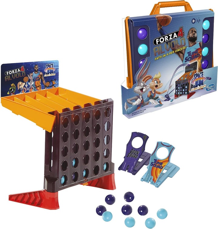 Hasbro Gaming Stärke 4: Space Jam A New Legacy Edition, Zwei oder mehr Spieler, Spiel für Kinder ab