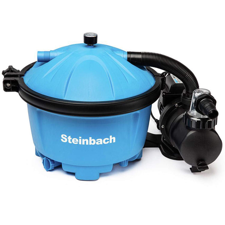 Steinbach Filteranlage Active Balls 50 – 040220 – Selbstsaugende Pumpe für Pools mit bis zu 22.000 l