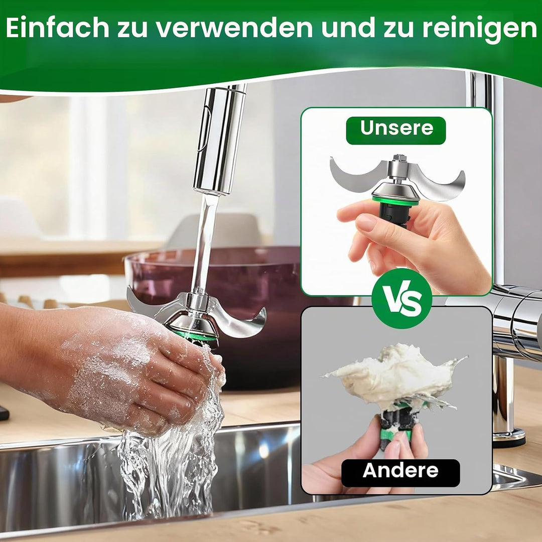 Teigmesser für Thermomix TM6 und TM5, Ohne Teigrückstände Nach Verwendung und Leicht zu Reinigen, Er