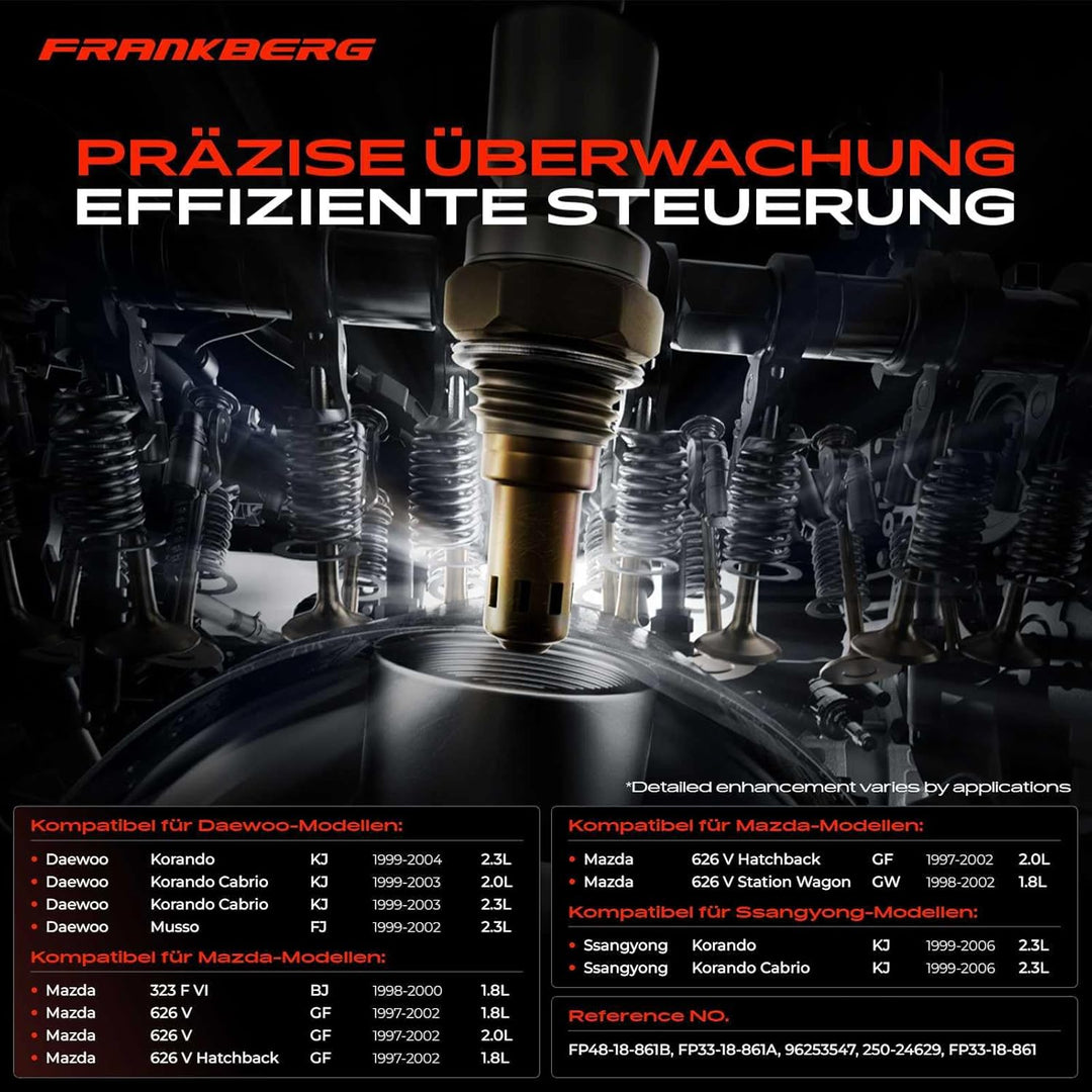Lambdasonde vor Kat für 323 F VI BJ 626 V GF GW Premacy CP 1.8L 1.9L 2.0L 1997-2002 FP33-18-861B