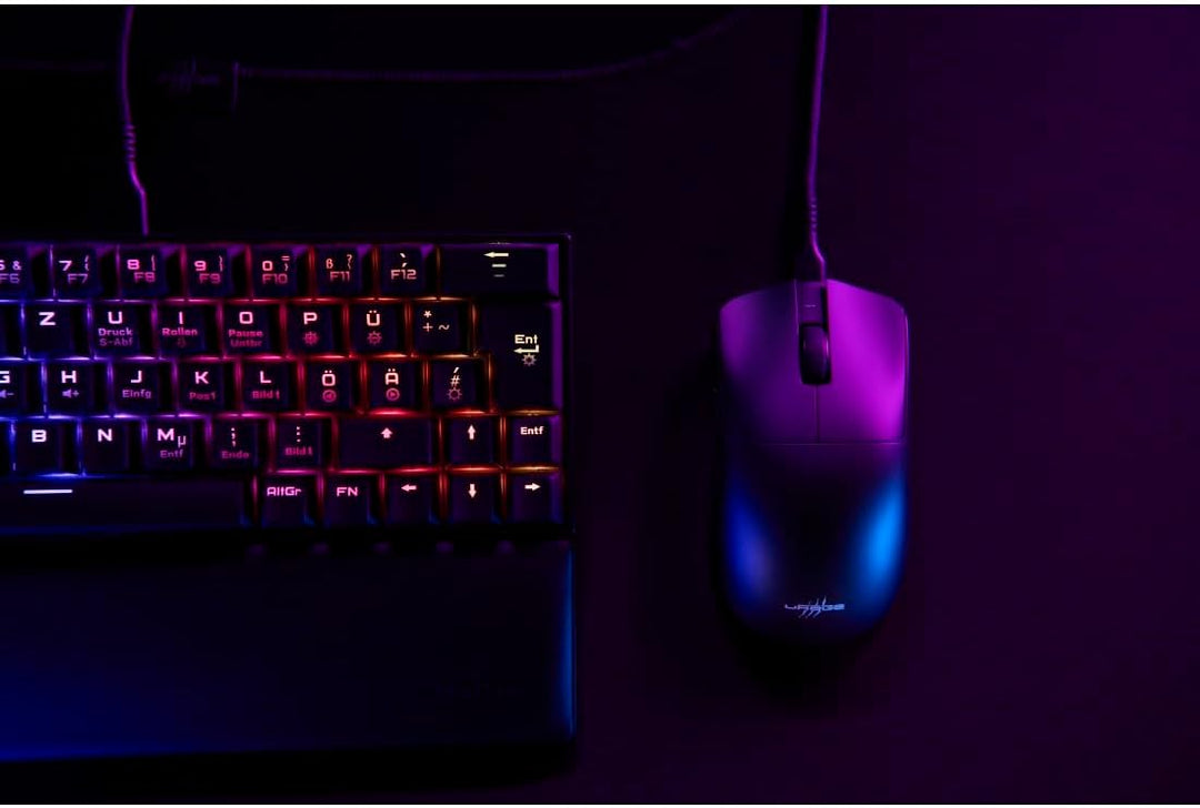 uRage Gaming-Maus „Reaper 820 Wireless“, 57g, 8.000 Hz, 26.000 DPI | Leicht, schwarz, Polling Rate,