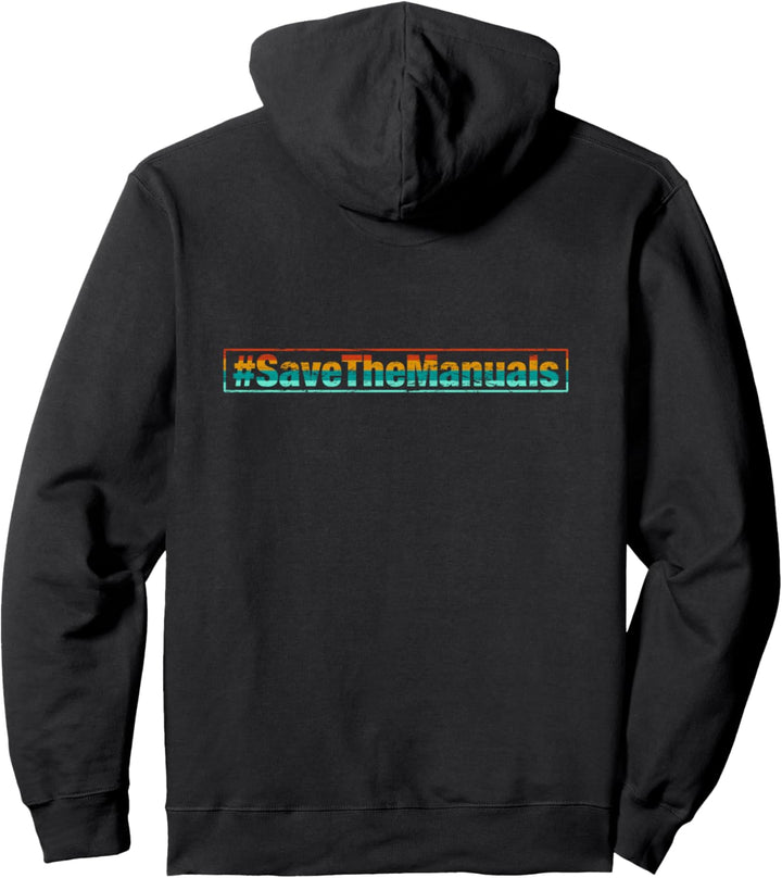Save the manuals | Sportwagen Handschalter Tuning Rennsport Pullover Hoodie