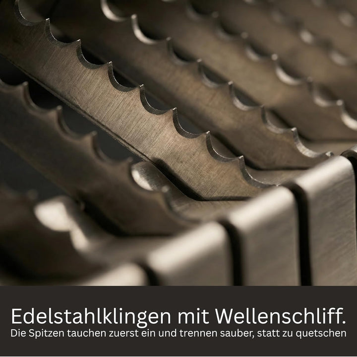 Edelstahl Currywurstschneider manuell – Wurstschneider für perfekte Currywurst & Bratwurst | Ultrasc