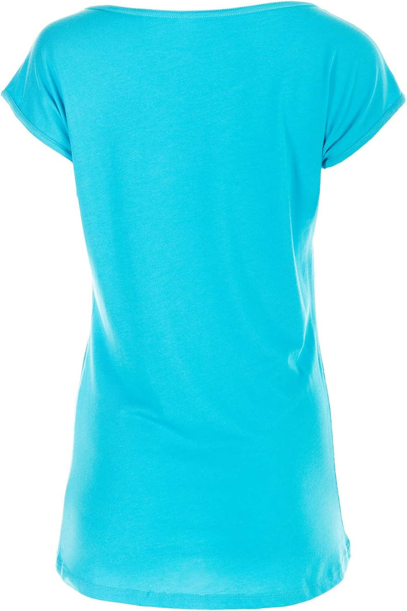 Winshape Damen Ultra leichtes Modal-Kurzarmshirt mit abgerundetem Saum MCT013 M Sky-blue, M Sky-blue