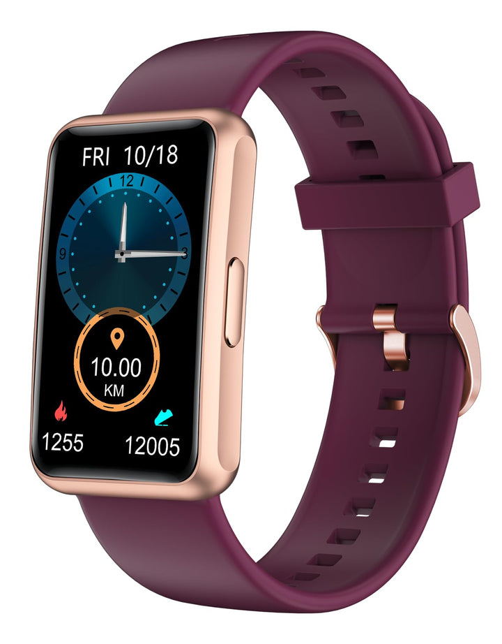 HUAKUA Schrittzähler Uhr (Ohne app und Handy) 1,47 Zoll Touchscreen Einfach Smartwatch Fitness Track