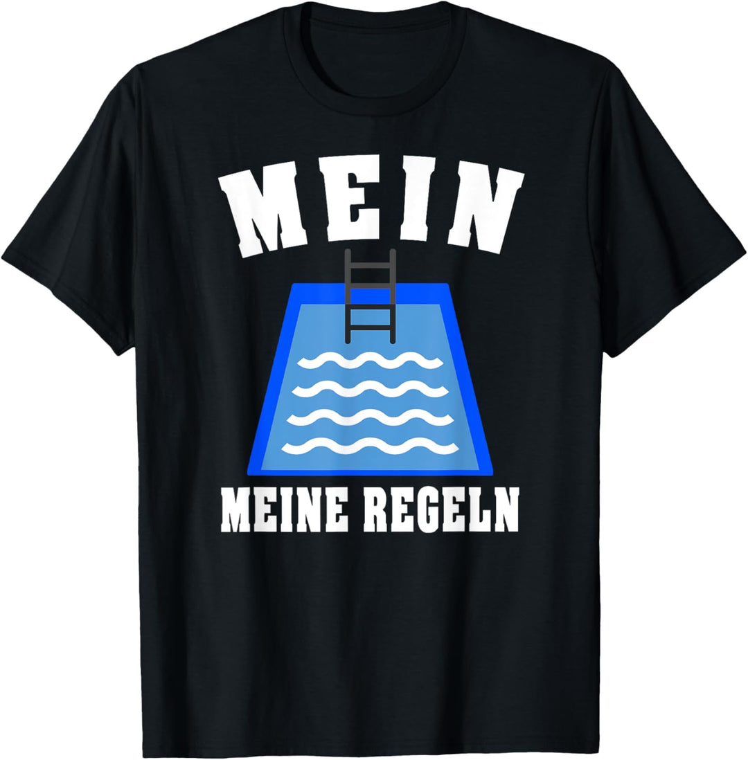 Schwimmbecken Poolzubehör Aufstellpool Planschbecken Pool T-Shirt