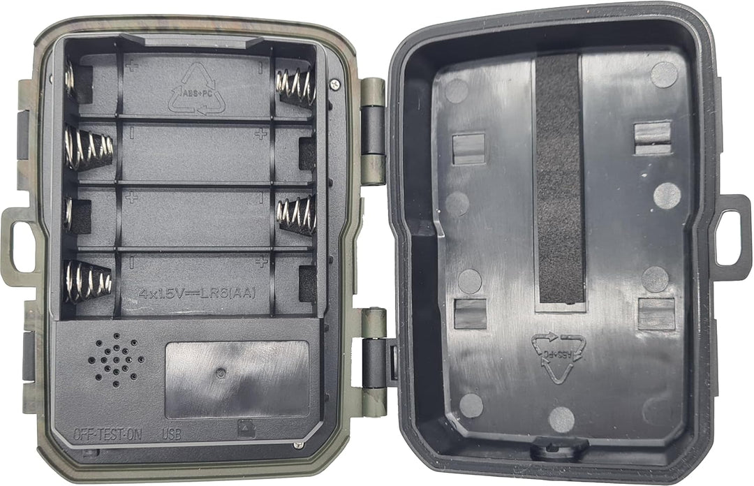 Berger + Schröter Mini 12MP Wildkamera bis 32 GB Full HD PIR Bewegungsmelder 850nm Black-LEDs Video