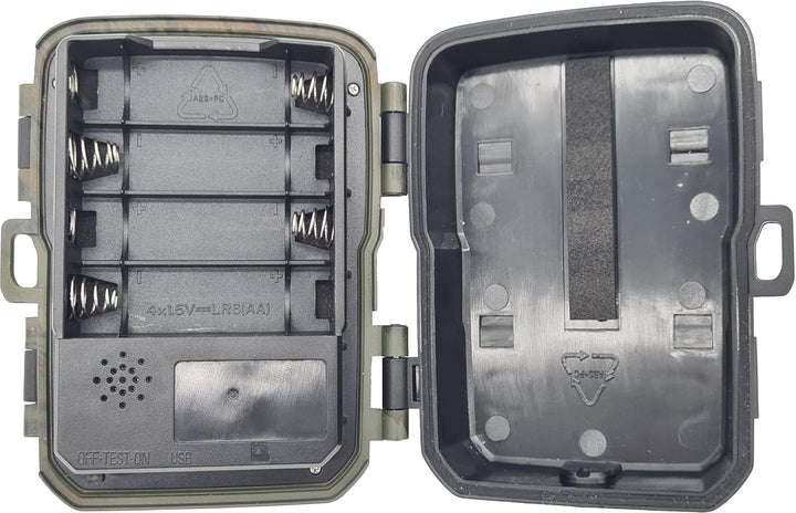 Berger + Schröter Mini 12MP Wildkamera bis 32 GB Full HD PIR Bewegungsmelder 850nm Black-LEDs Video