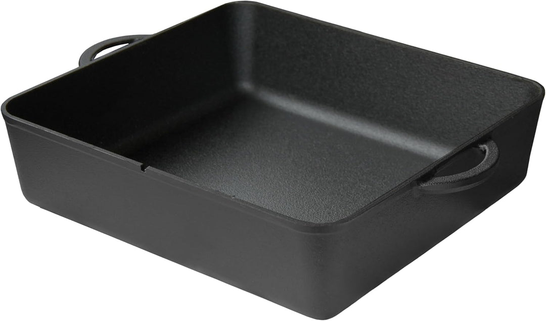 Dutch Oven Set Gusseisen 1,8L-13,6L – Feuertopf mit Deckelheber, Schmortopf mit & ohne Füsse, Schlit