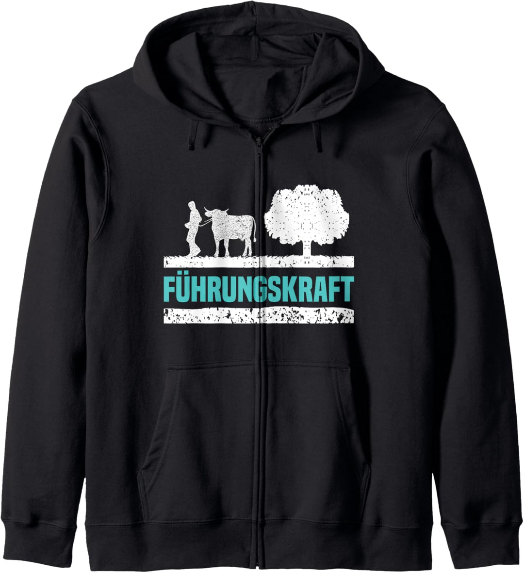 Viehzucht Führungskraft Kuh Kapuzenjacke
