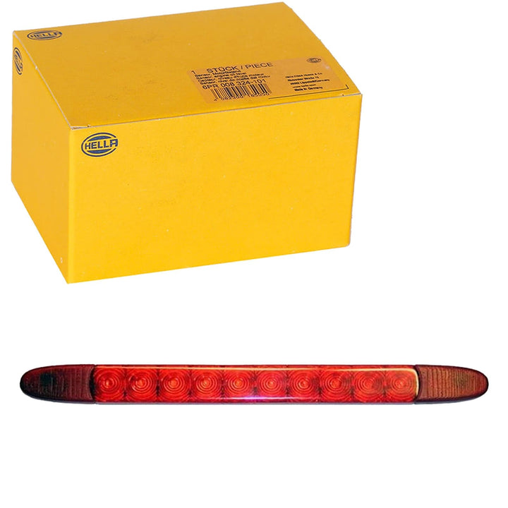 HELLA - Zusatzbremsleuchte - LED - 24V - geschraubt/Anbau - Lichtscheibenfarbe: rot - LED-Lichtfarbe