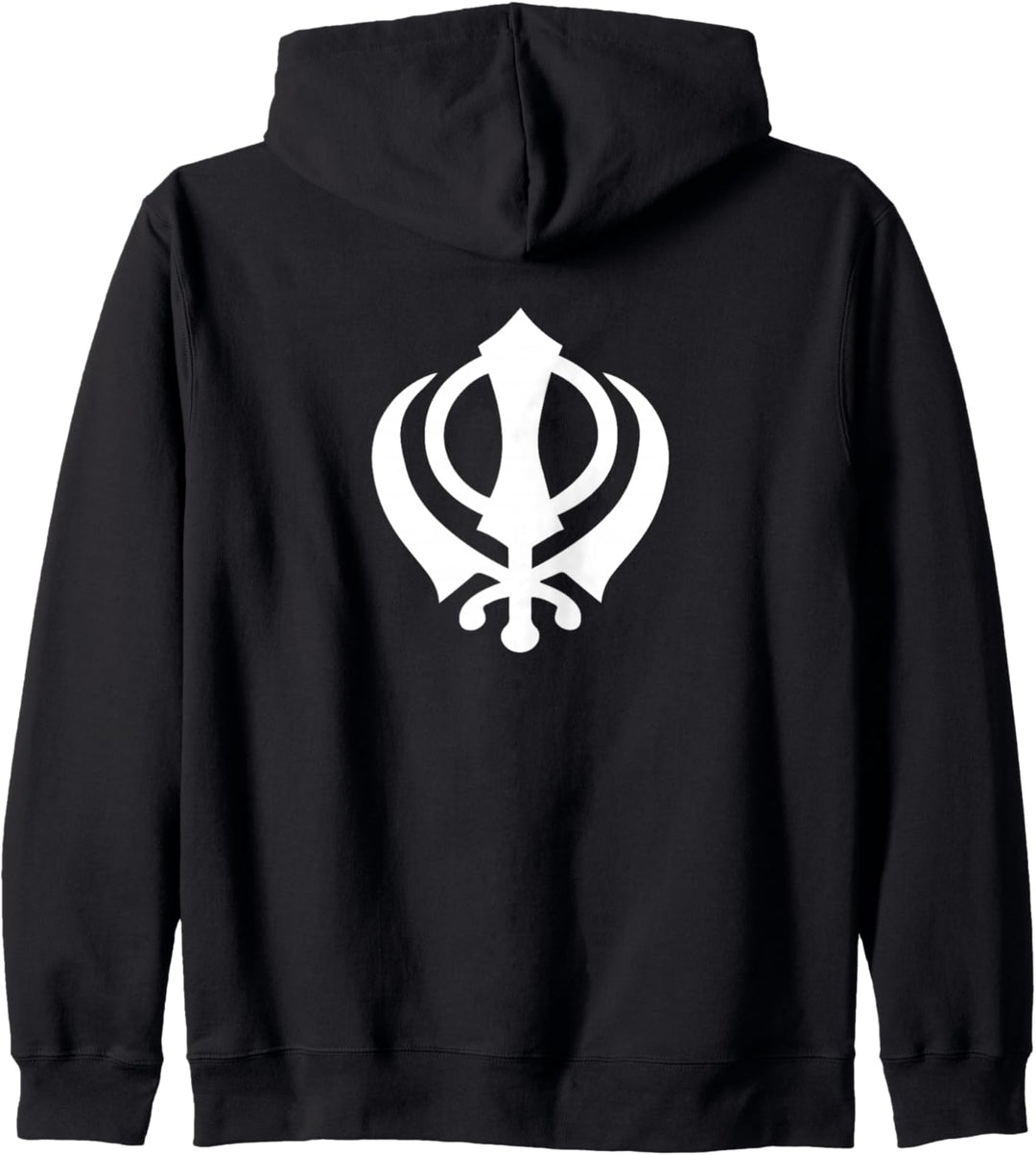Khanda Sikh Symbol Chakkar Kirpans Chakra Sikhismus Kapuzenjacke