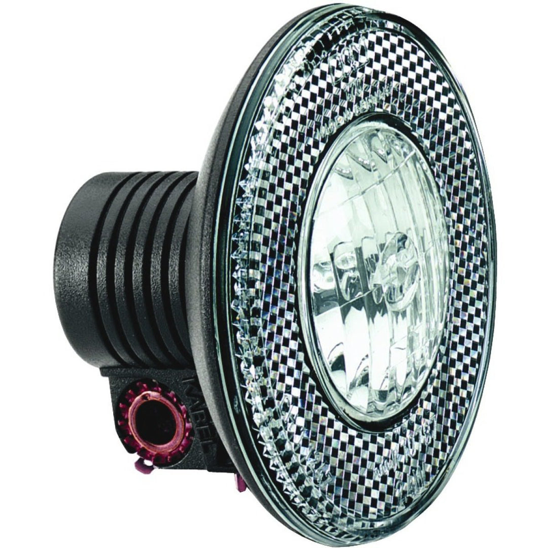 Busch+Müller Lumotec rund Halogen Scheinwerfer mit Schalter für Nabendynamo