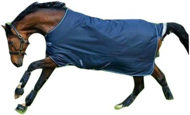 Horseware Amigo Bravo 12 - Winterdecke oder Regendecke 160cm ohne Füllung navy/navy &amp; white