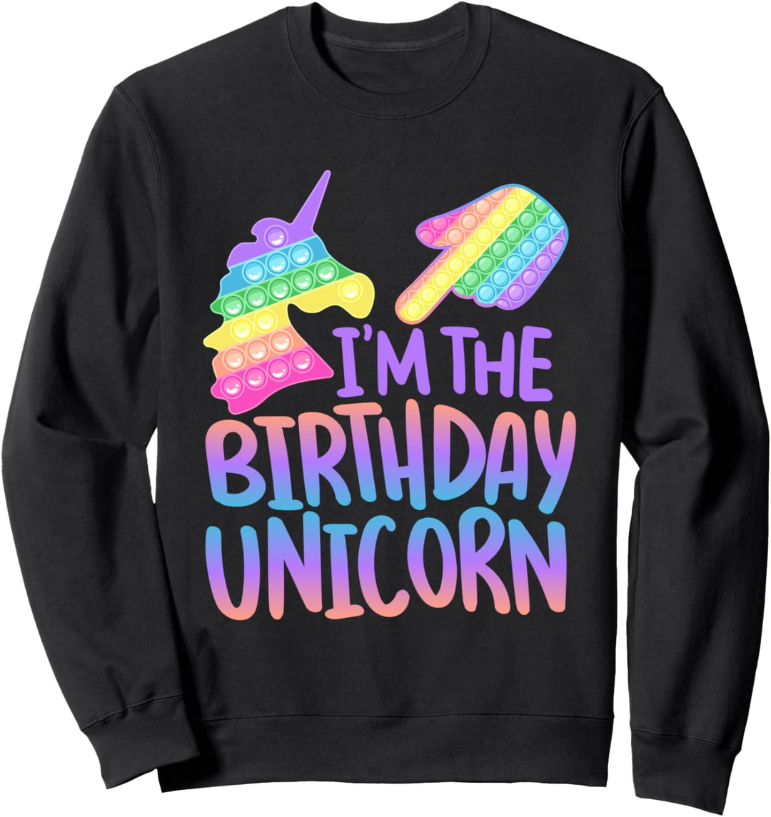 Pop It Geburtstagskind Fidget Sweatshirt