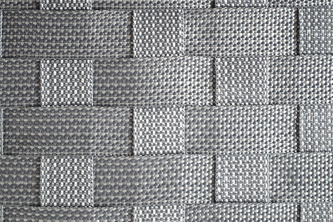 Kobolo Wäschebehälter aus Nylon | grau | 45x33x53 cm | robuster Wäschesammler | Wäschebox für Textil