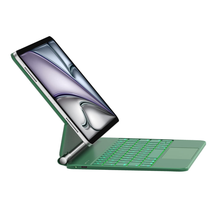 HOU Magic-Keyboard für iPad Air 5 Hülle mit Tastatur（Air 11 Zoll & Air 4）,für iPad Pro 11 Hülle mit