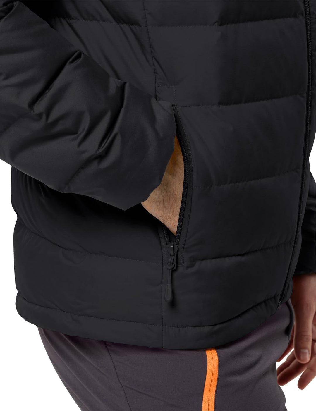 Jack Wolfskin Herren Ather Down Hoody M Daunenjacke L phantom, L phantom