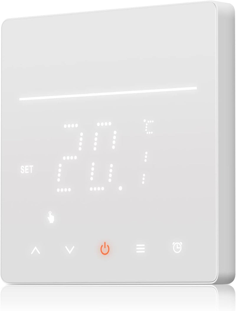 Digitale Heizthermostat, Briidea Digitale Thermostat with Touchscreen, Anwendbar Für Kabelsysteme in