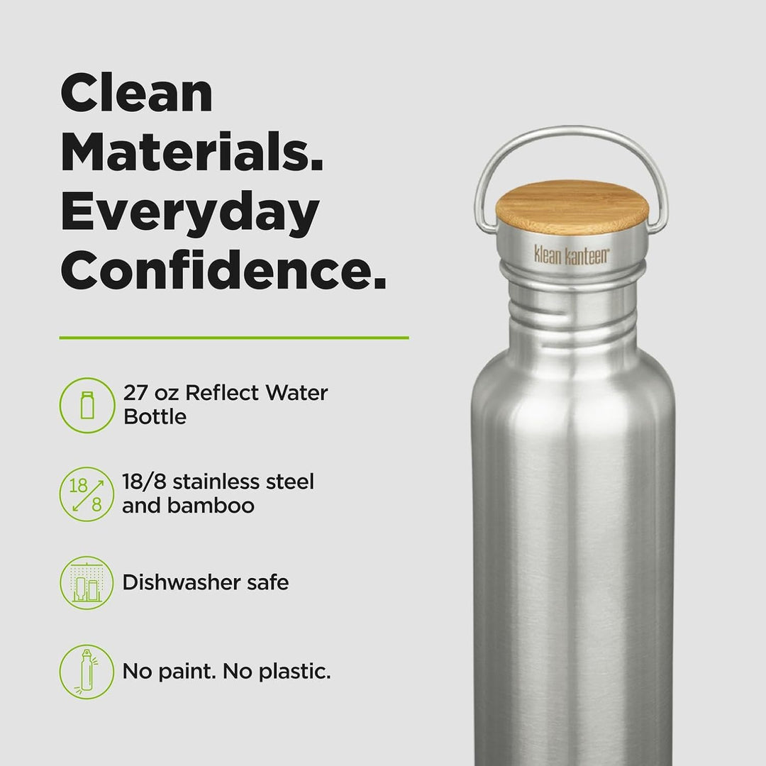 KleanKanteen ®Reflect Trinkflasche Brushed Stainless One Size, Brushed Stainless One Size