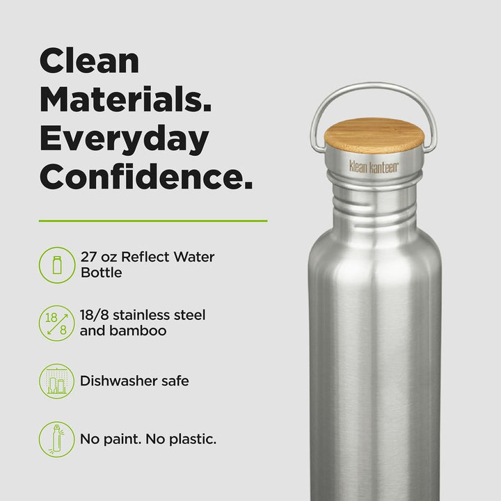 KleanKanteen ®Reflect Trinkflasche Brushed Stainless One Size, Brushed Stainless One Size