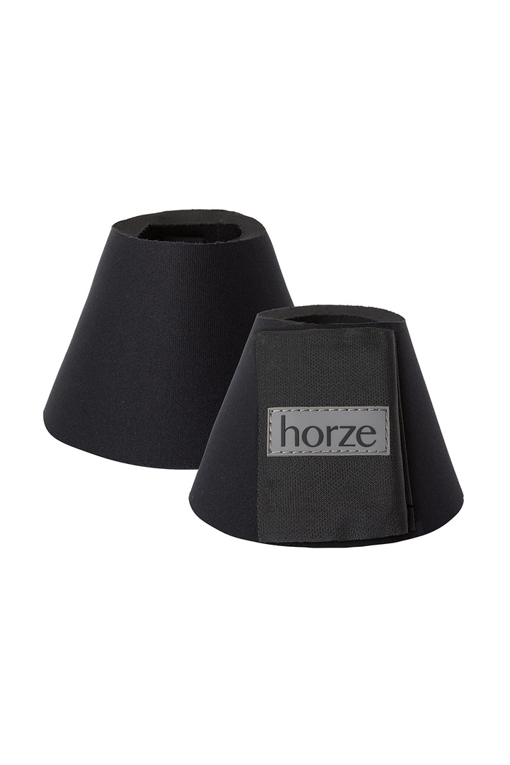 HORZE Pferde Hufglocken ProBell, Springglocken mit Klettverschluss, 2er Set, Schwarz, XXL XXL Schwar