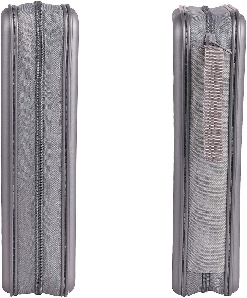 UENTIP CD-Hülle mit 48 Kapazitäten, tragbare DVD-Hülle aus Hartplastik, CD-Organizer, Brieftasche, s