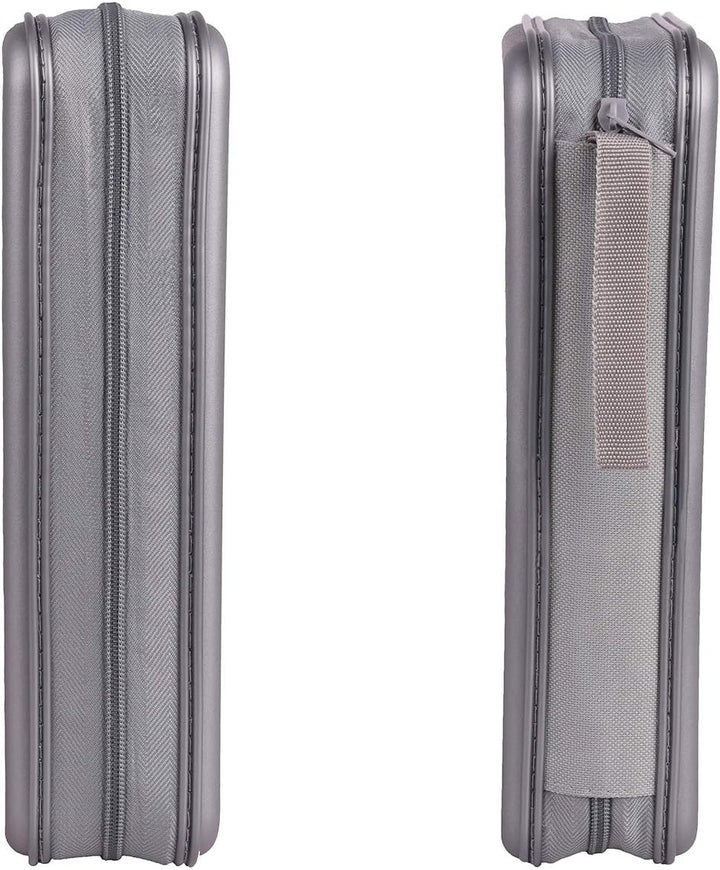 UENTIP CD-Hülle mit 48 Kapazitäten, tragbare DVD-Hülle aus Hartplastik, CD-Organizer, Brieftasche, s