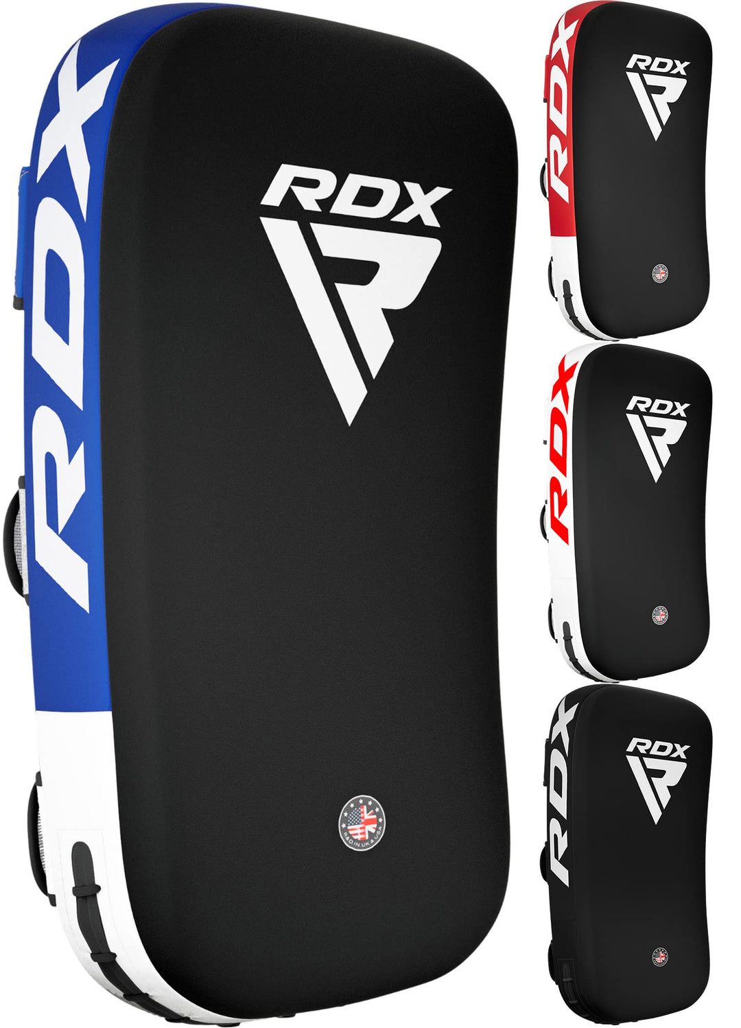 RDX Schlagpolster zum Kampfsport, Curved Trittschlagpolster Kickboxen, Muay Thai Training, Maya Hide