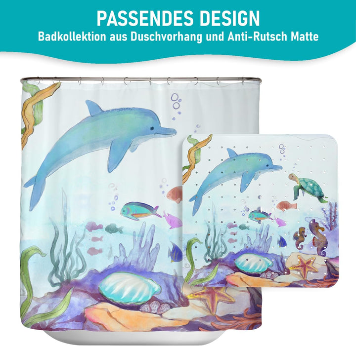 arteneur® - Duschmatte rutschfest 53x53 cm | Antirutschmatte Dusche | Inkl. Aufhängung | Schimmelres