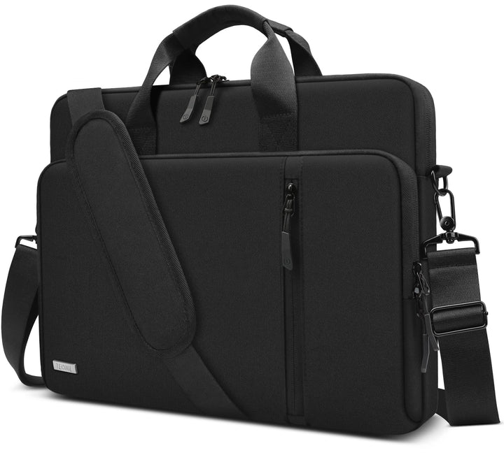TECOOL 14 Zoll Laptoptasche, 360° Schutz Laptop Schultertasche Tasche | Wasserdicht Aktentasche Umhä