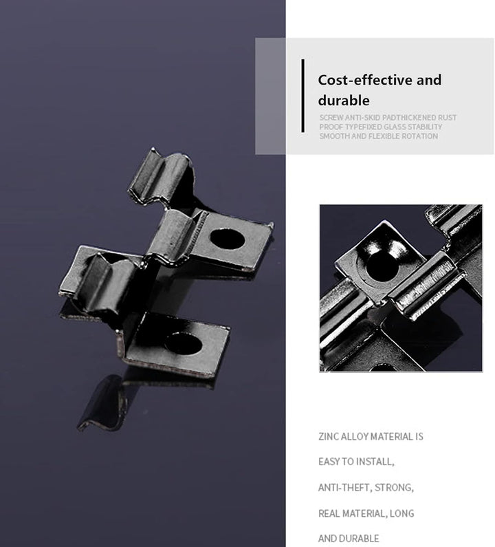 100 Stück WPC Clips Edelstahl, Terrassenclips Clips Klammer WPC Dielen Befestigungsclips (10mm), 10m