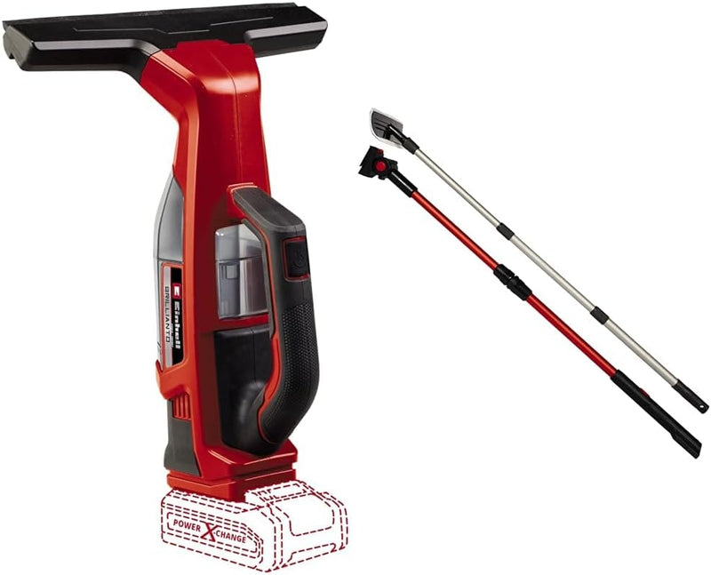 Einhell Akku-Fensterreiniger BRILLIANTO Power X-Change (18 V, 28 cm lange Saugdüse, streifenfreie Re