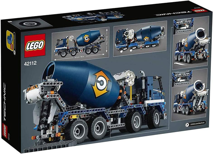 LEGO 42112 Technic Betonmischer-LKW, Mischmaschine, Spielzeug für Kinder ab 10 Jahre, Baufahrzeug mi