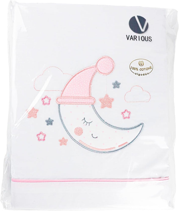 various - Bettwäsche-Set für Kinderbett 60 x 120 cm für Neugeborene Frühling und Herbst, Typ 100% Ba