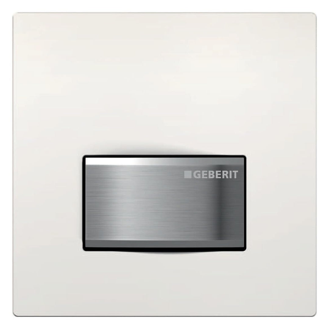 Geberit Fertigmontageset HyTouch pneumatisch 116016115, Design Sigma 50, weiss/verchromt