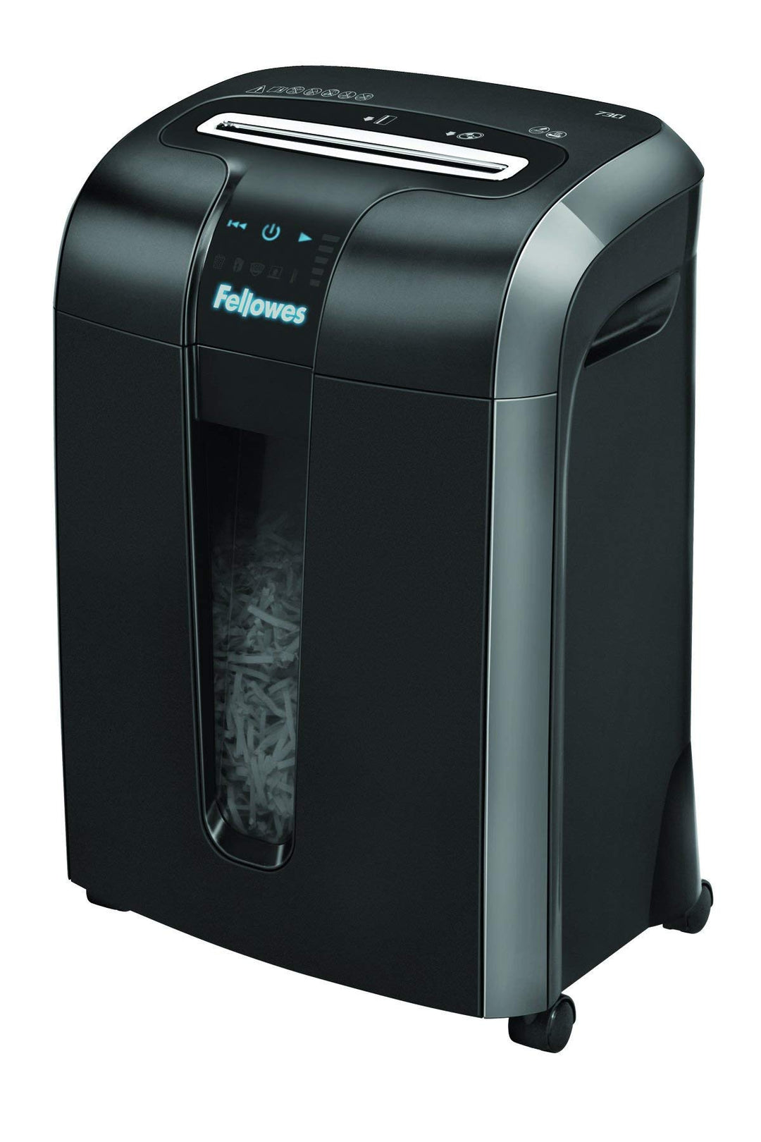 Fellowes 12 Blatt Aktenvernichter, Partikelschnitt (P4) Papierschredder für Büro, Powershred 73Ci, S