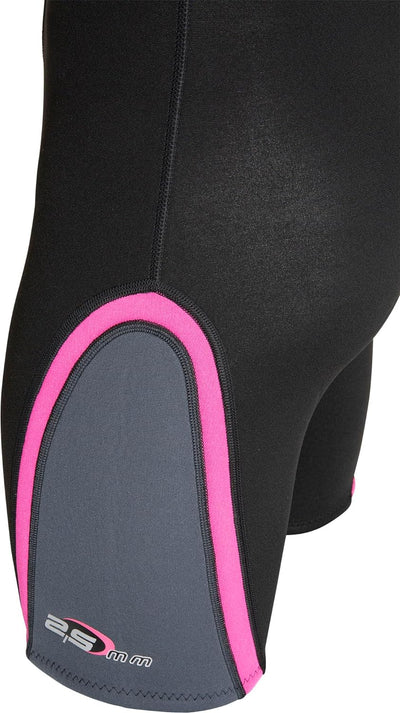 Cressi Playa Lady Shorty Wetsuit 2.5 mm - Kurzer Neoprenanzug für Damen aus hochelastischem Neopren