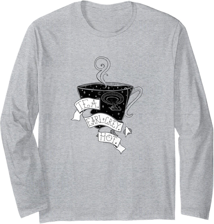 Star Trek Next Generation Earl Grey Drawing Langarmshirt
