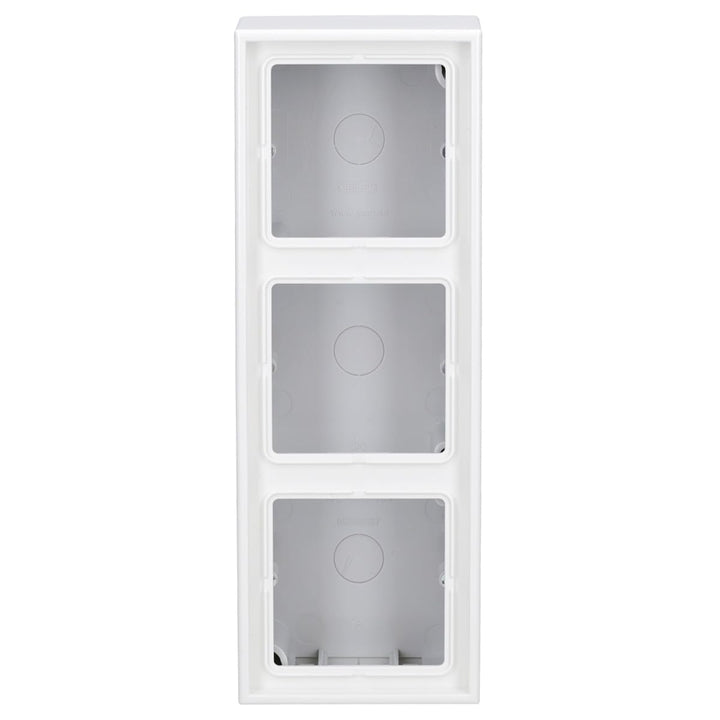 Jung LS583AWW Aufputz-Kappe mit Rahmen 3-Fach
