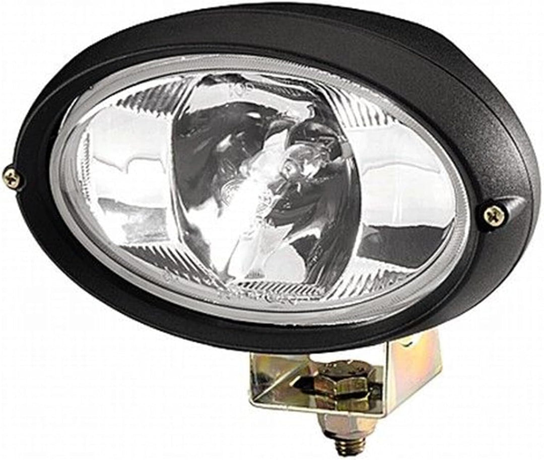 HELLA - Halogen-Arbeitsscheinwerfer - Oval 100 - 12V - Anbau - stehend - weitreichende Ausleuchtung