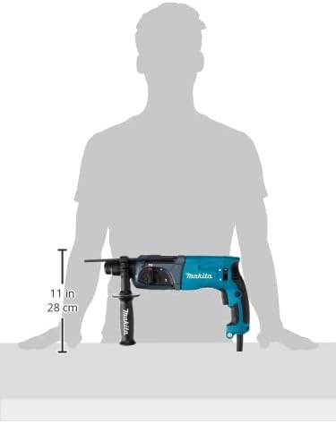 Makita HR2470 Bohrhammer für SDS-PLUS 24 mm Plus-Bohrhammer ohne Bohrerset Türkisblau, Plus-Bohrhamm