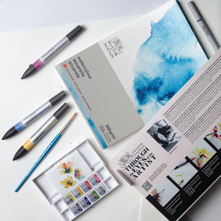 Winsor & Newton 0290181 Promarker Mixed Media Set - Watercolour - kuratierte Sets von Künstlern mit