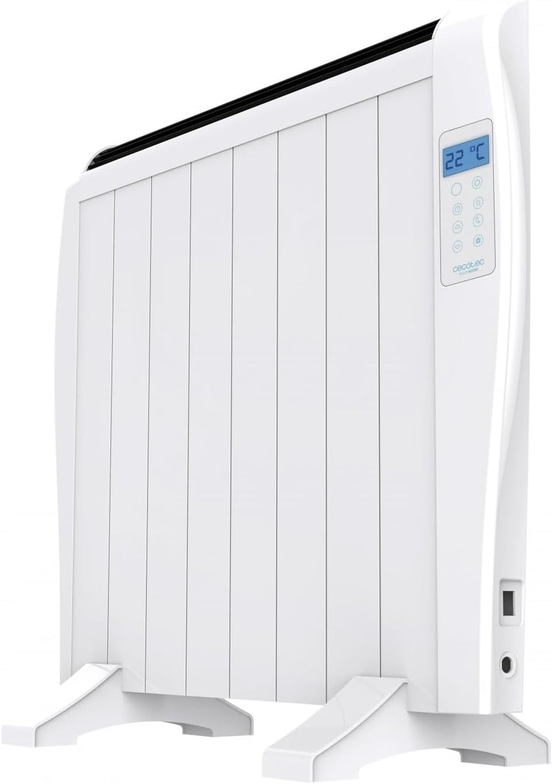 Cecotec Flachheizkörper mit Fernbedienung ReadyWarm 1800 Thermal. 1200 W, 8 Elemente aus Aluminium,